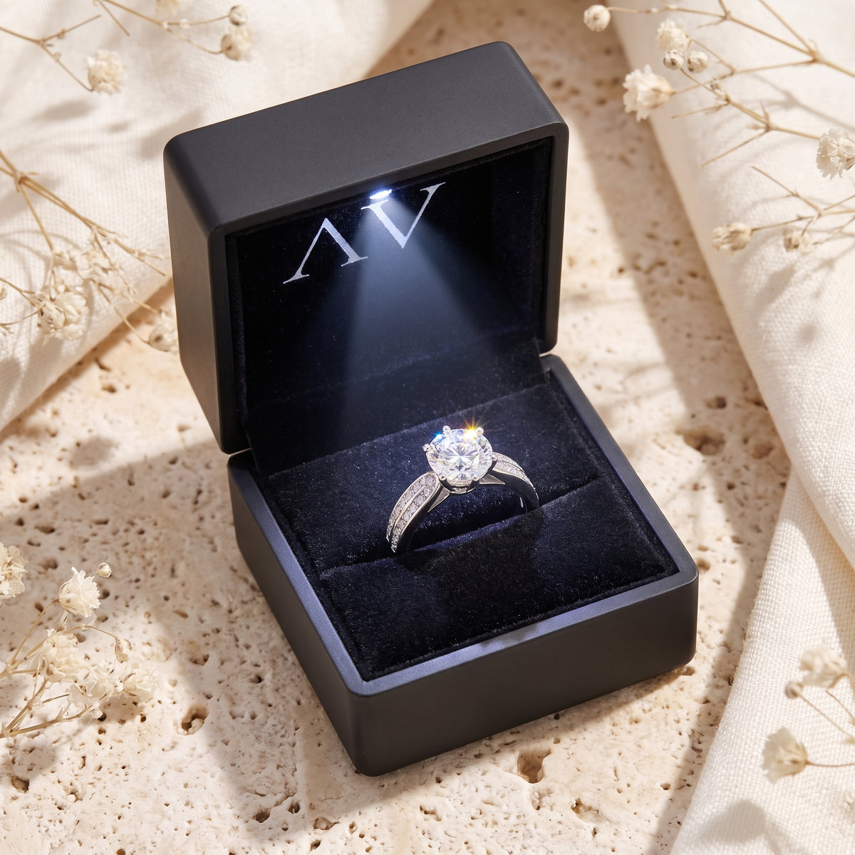 YLQ4623-rings - Premium LED Gift Box Presentation