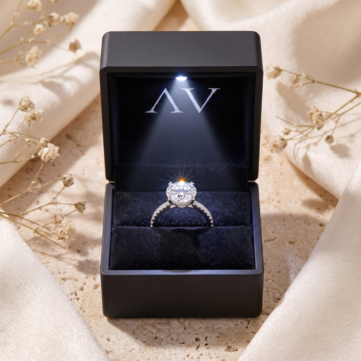 YLQ4644-rings - Premium LED Gift Box Presentation