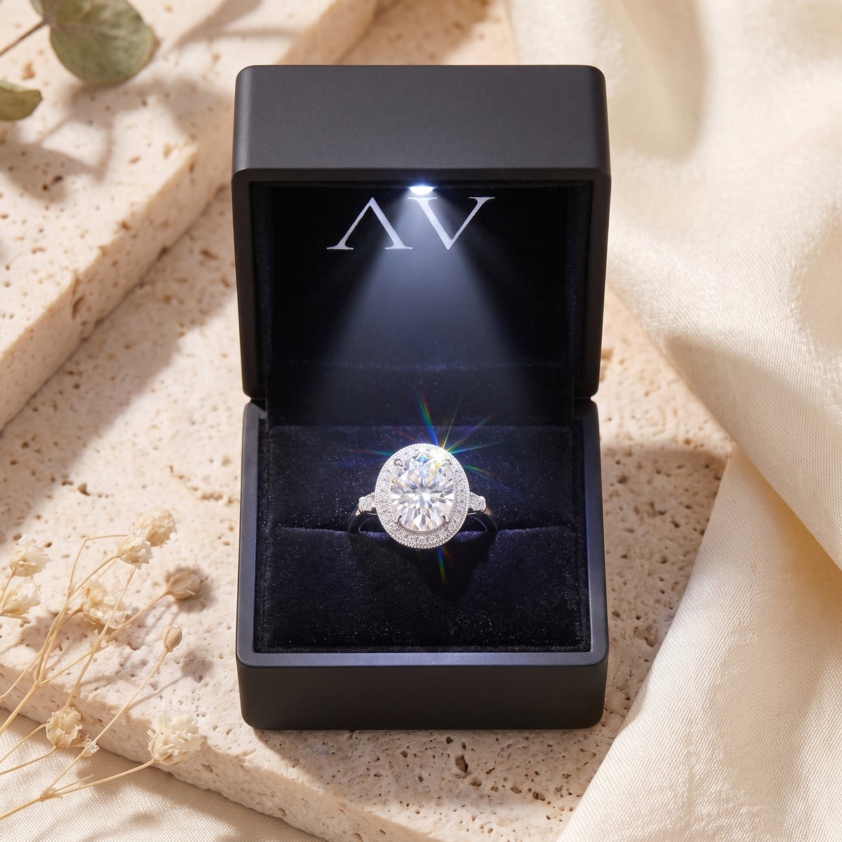 YLQ4696-rings - Premium LED Gift Box Presentation