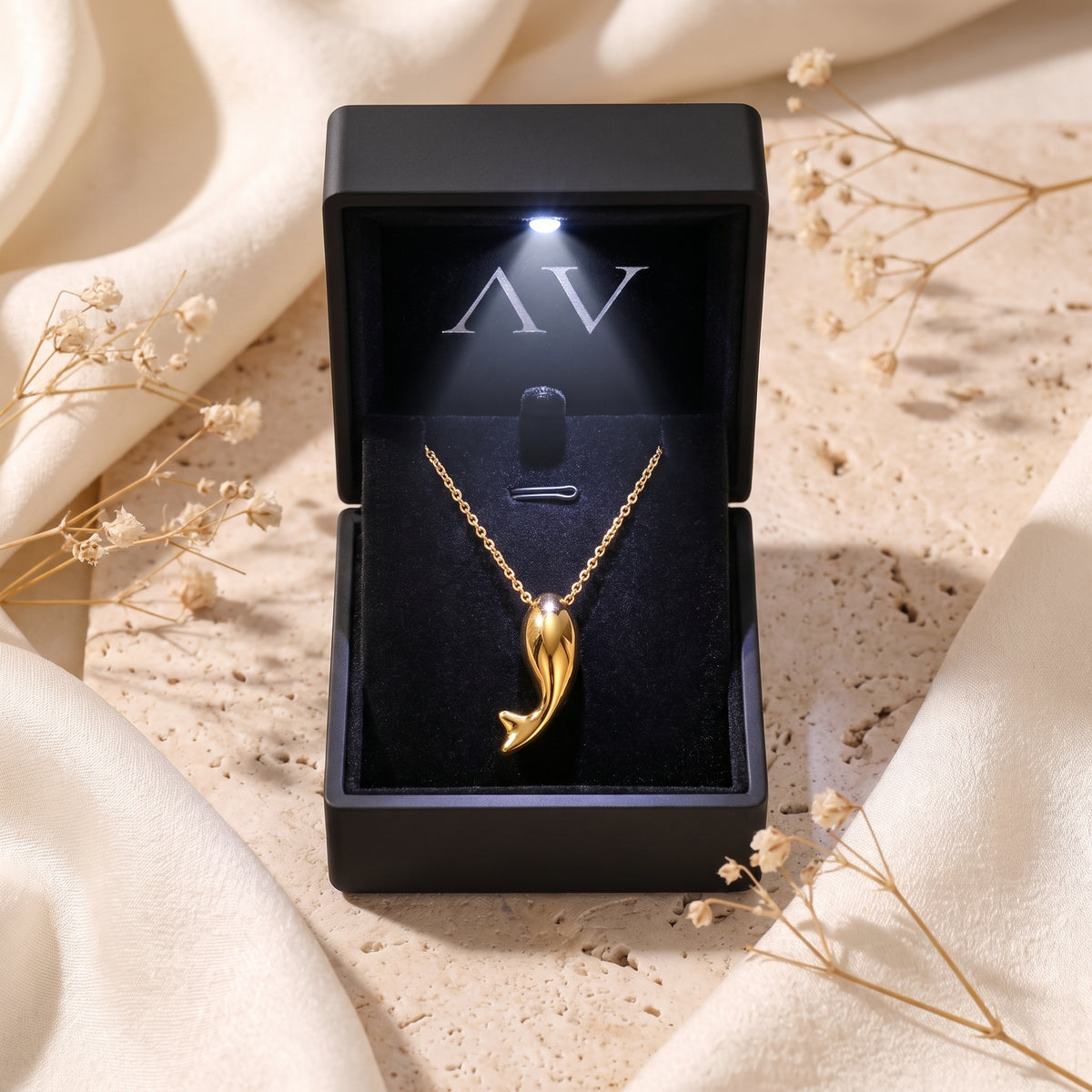 YLQ49119-NECKLACE - Premium LED Gift Box Presentation
