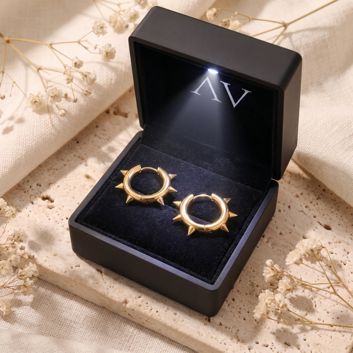 YLQ49217-earrings - Premium LED Gift Box Presentation