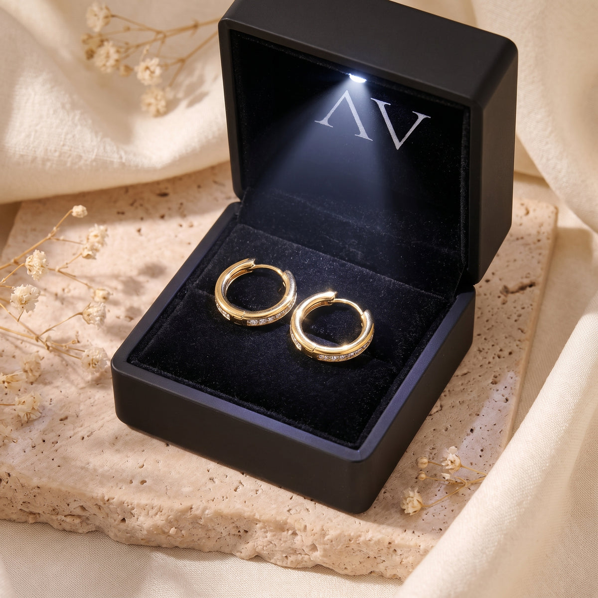 YLQ49230-earrings - Premium LED Gift Box Presentation