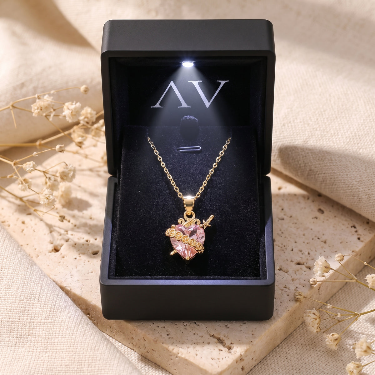 YLQ49311-NECKLACE - Premium LED Gift Box Presentation