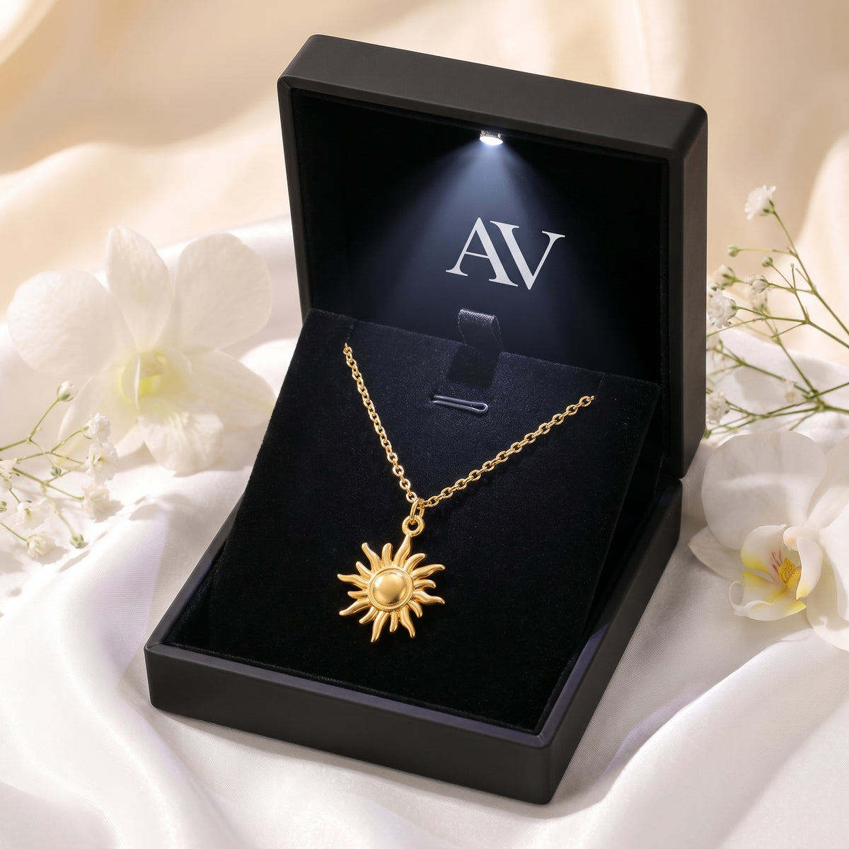 YLQ49373-NECKLACE - Premium LED Gift Box Presentation