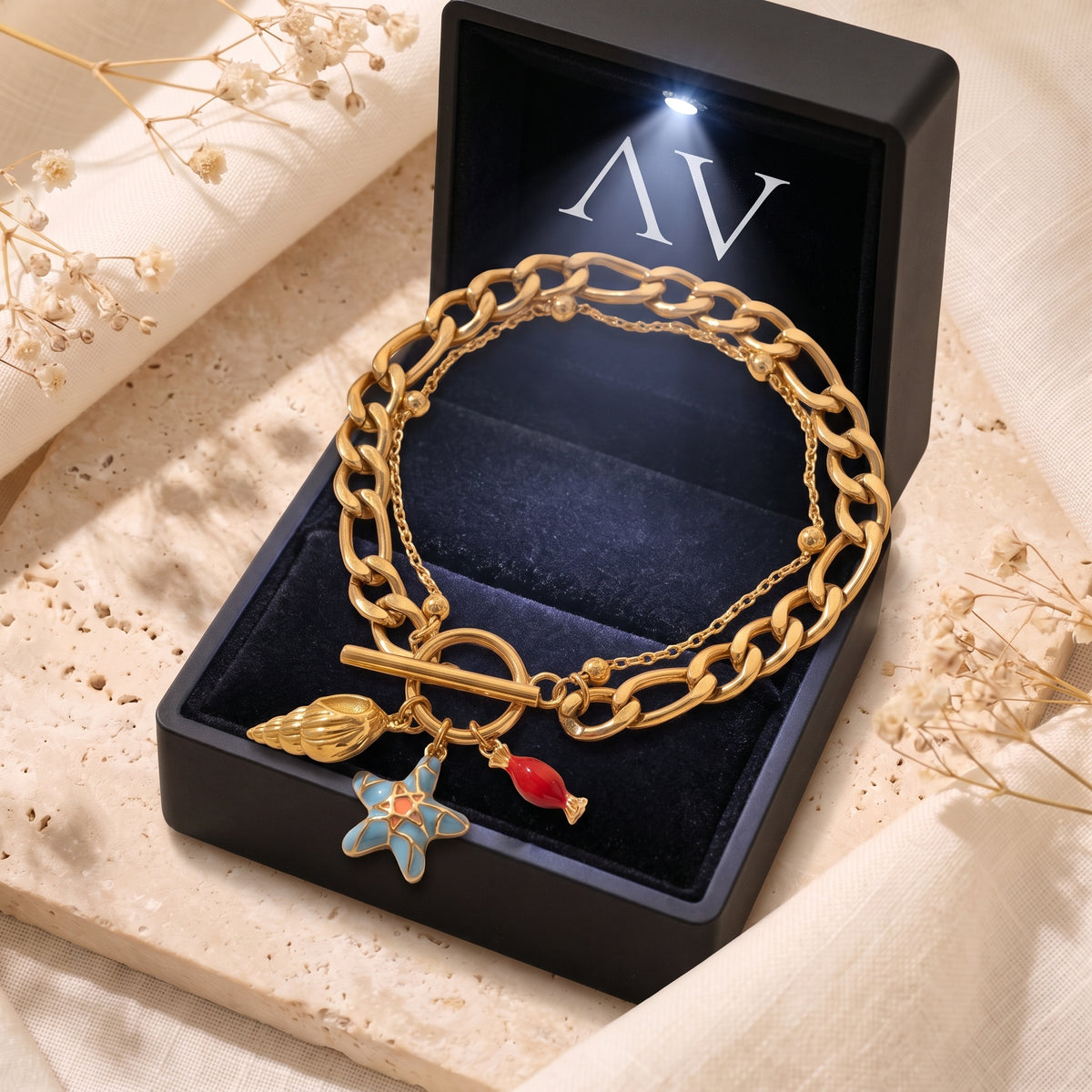 YLQ49455-bracelet - Premium LED Gift Box Presentation