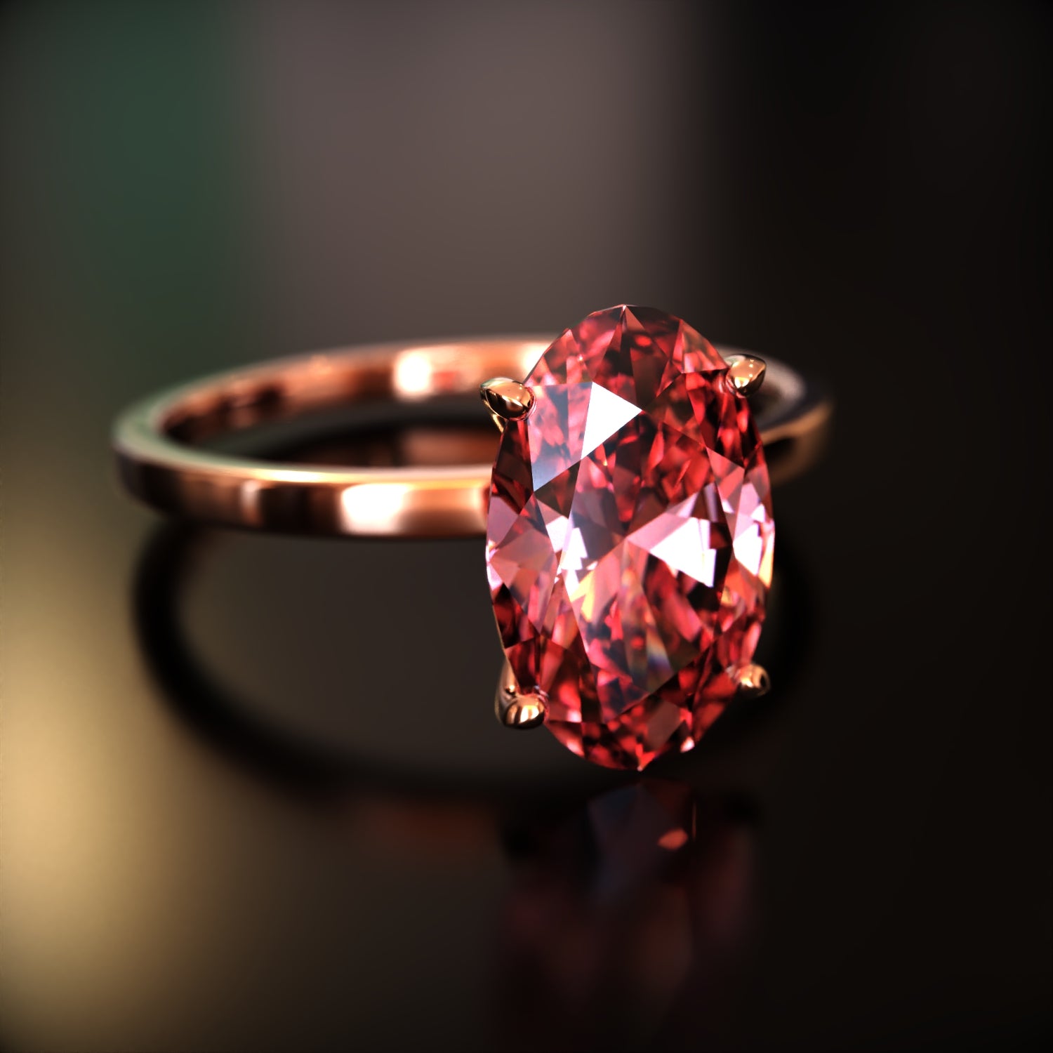 La Elena - Bague Moissanite Ovale Personnalisée