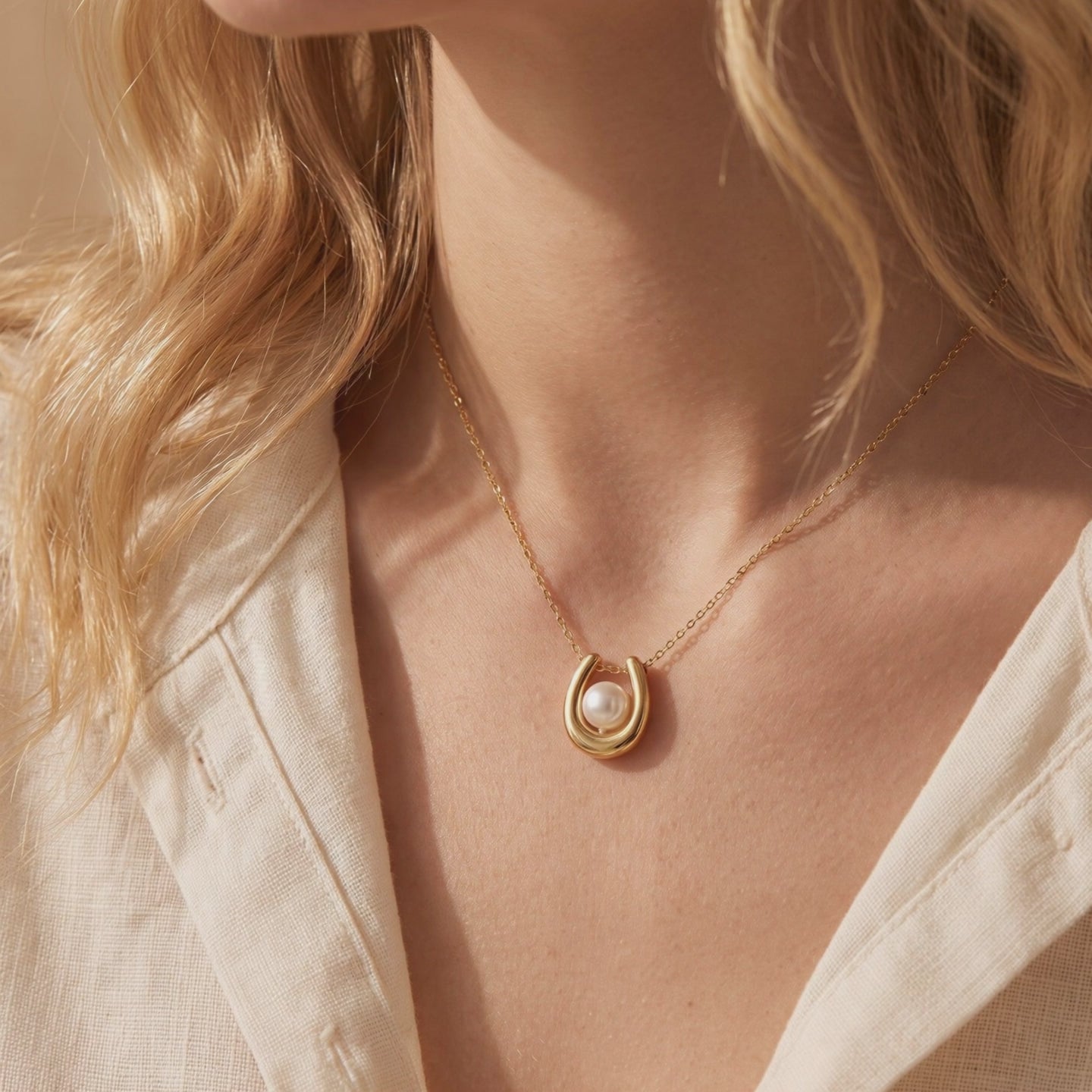 YLQ49364-NECKLACE lifestyle video