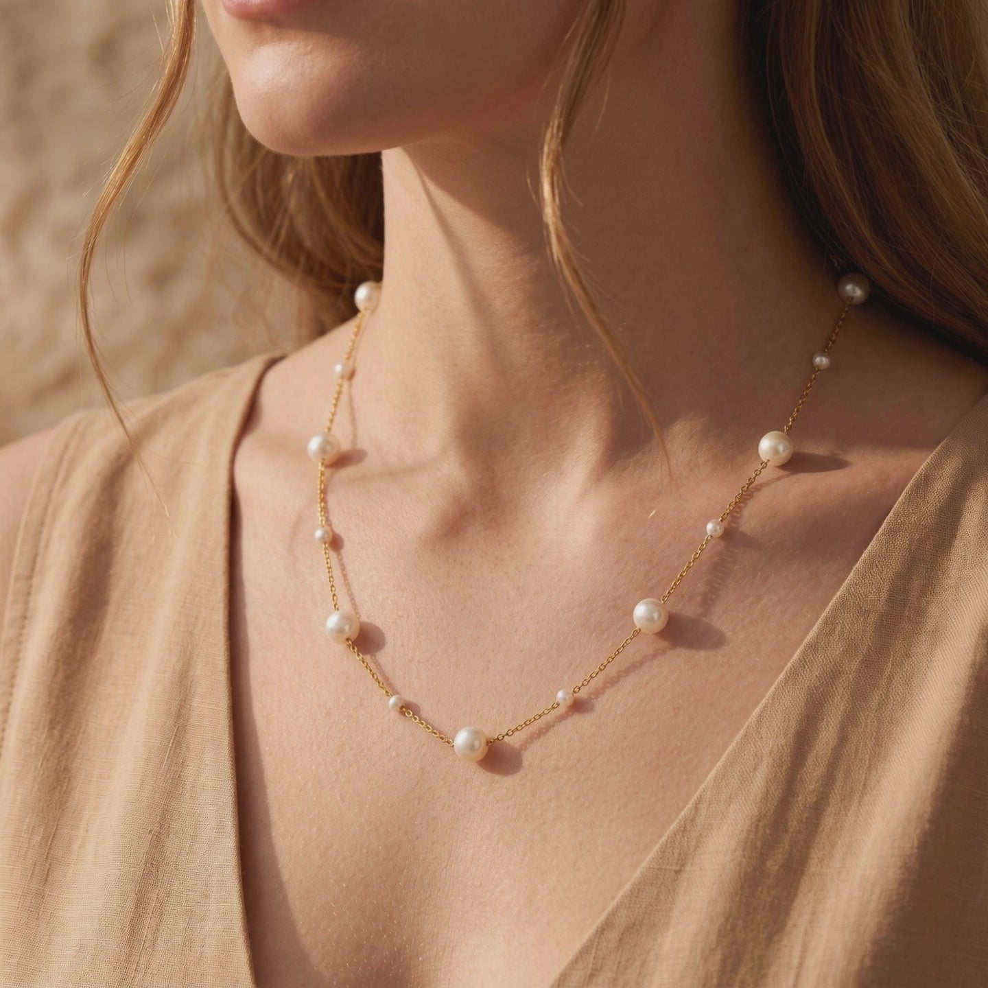 YLQ49204-NECKLACE lifestyle video