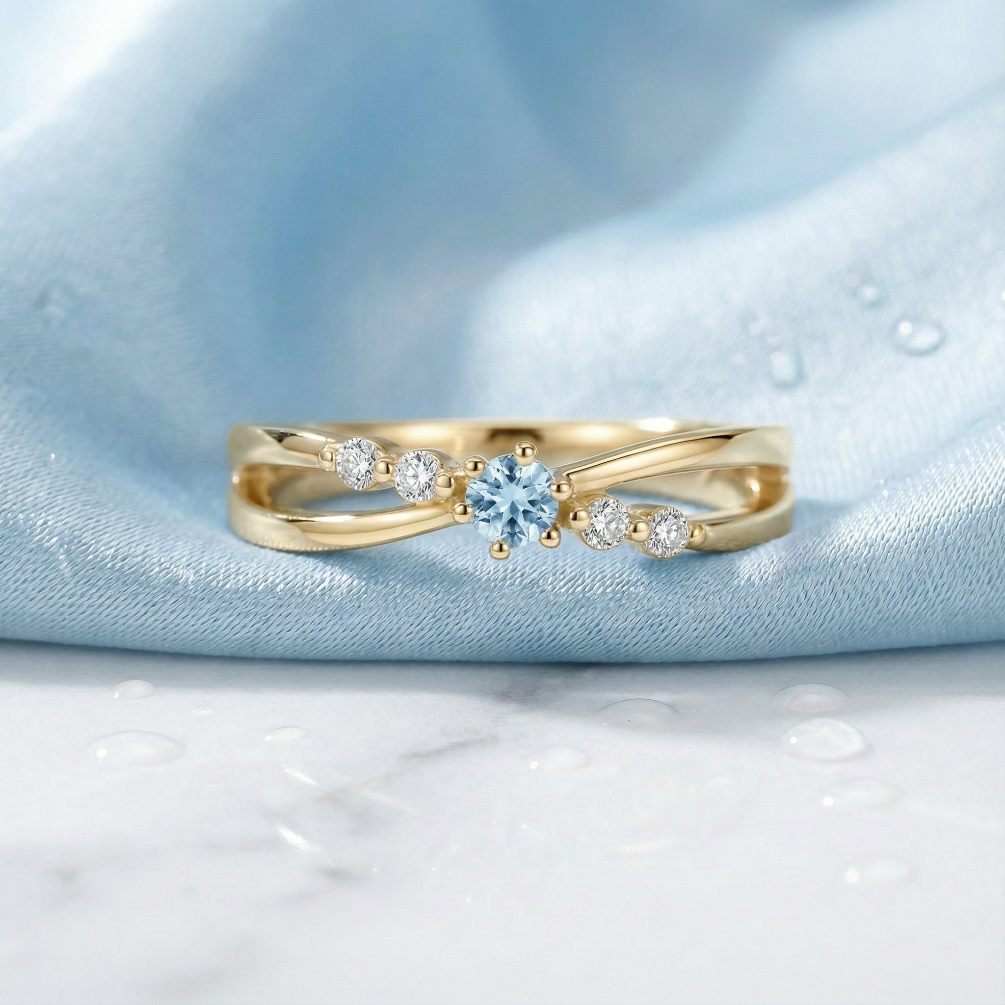 the-sylphide-ring-s925-sterling-silver in gold finish