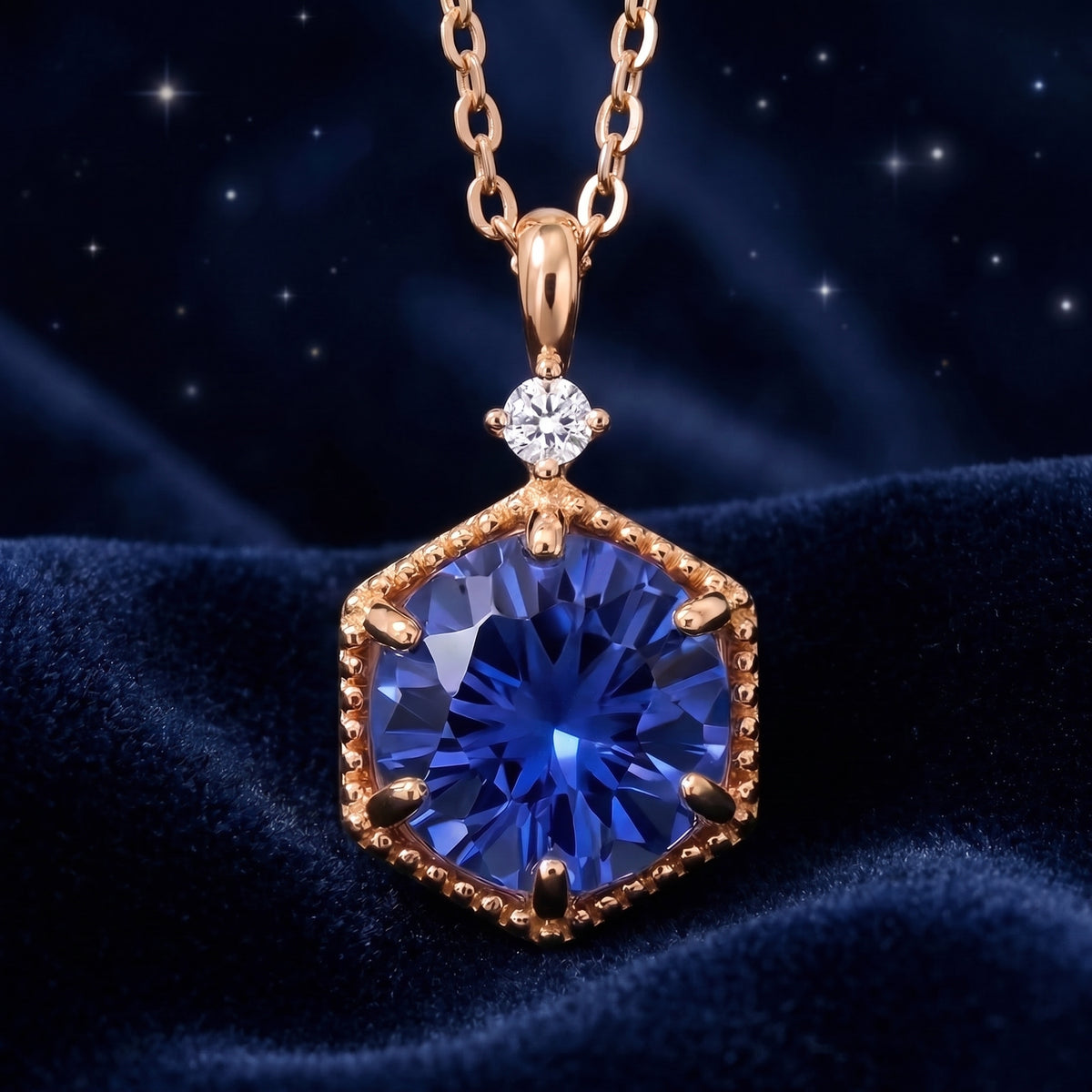 the-valerique-hex-18k-gold-vermeil in rose gold finish