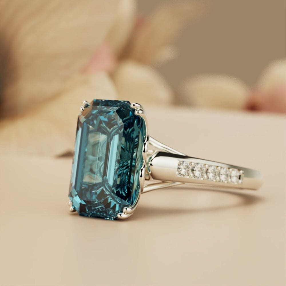 Azure Dream: Sculpted Duo Ring Bundle - S925 Sterling Silver