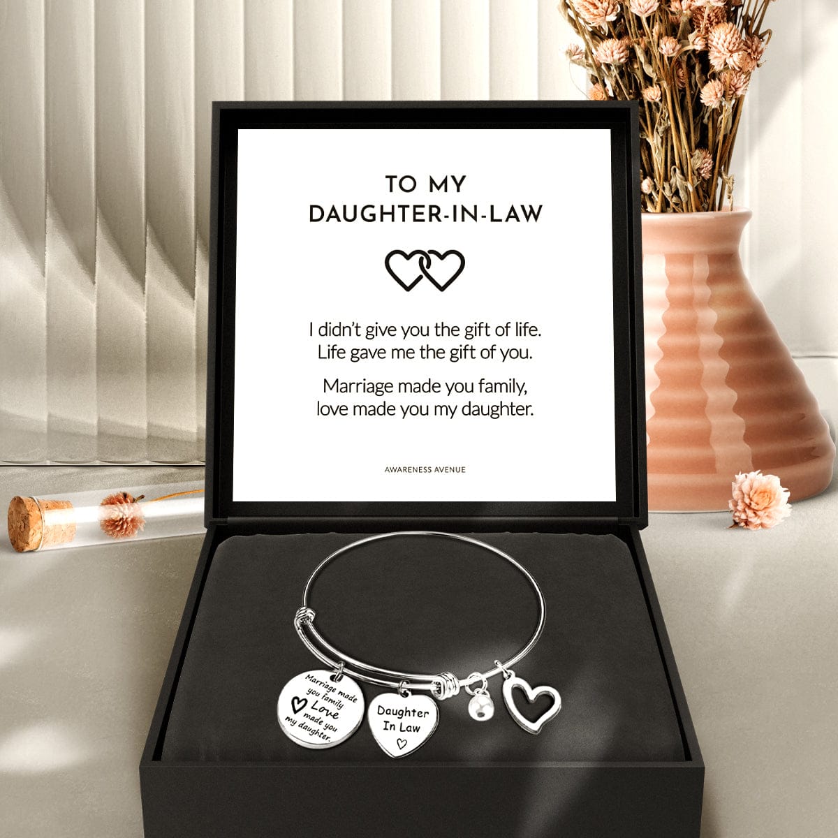 To My Daughter-in-Law | Heartfelt Gift | Bangle Bracelet