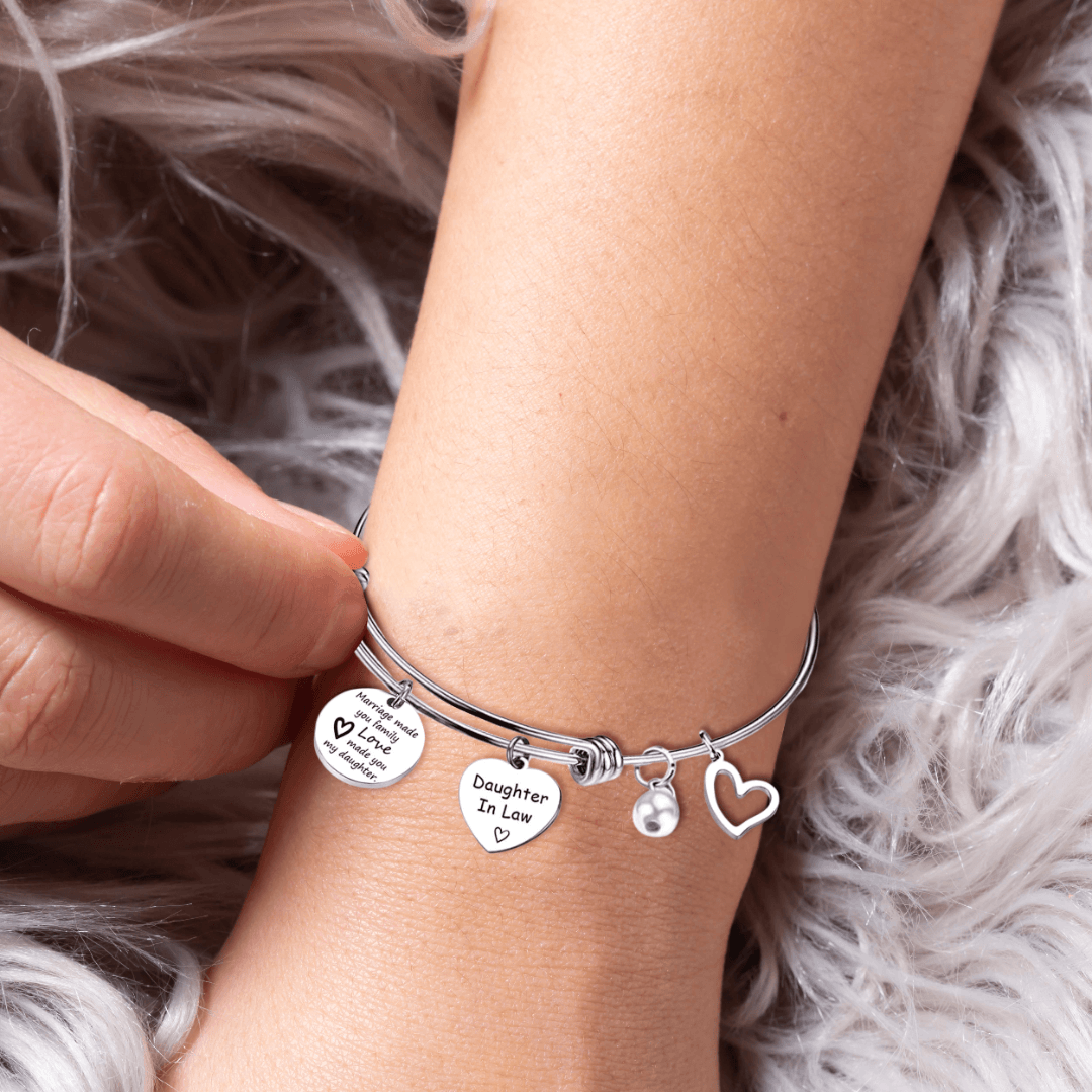To My Daughter-in-Law | Heartfelt Gift | Bangle Bracelet