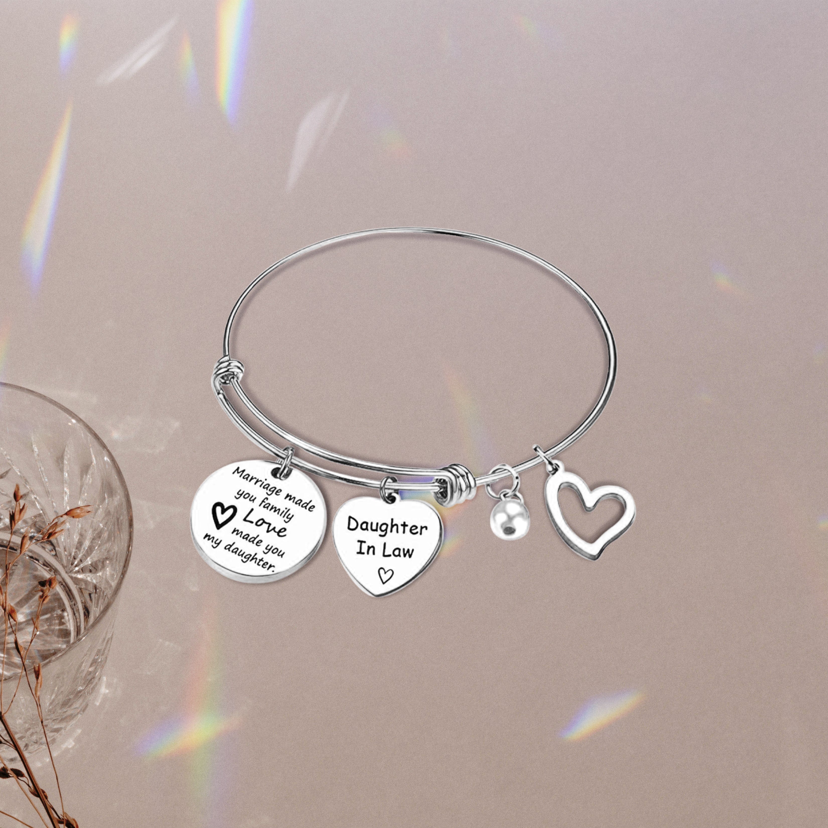 To My Daughter-in-Law | Heartfelt Gift | Bangle Bracelet